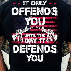 It Only Offends You Loose Cotton Casual T-Shirt, T-shirts, Lilicloth.com