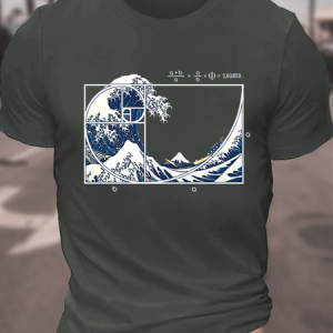 The Great Fibonacci Cotton T-Shirt, T-shirts, Lilicloth.com