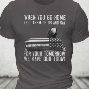 Cotton When You Go Home Casual T-Shirt, T-shirts, Lilicloth.com