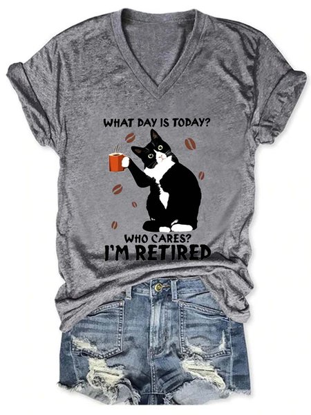 What Day Is It Today? Who Cares I'm Retired Shirts&Tops, T-shirts, Lilicloth.com