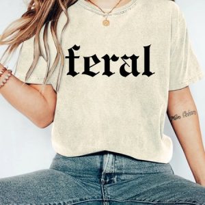Feral  Vintage Distressed Shirt, T-shirts, Lilicloth.com