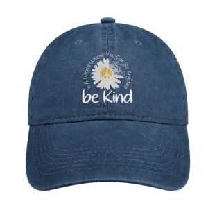 Daisy Be Kind Adjustable Denim Hat, Women's Hats, Lilicloth.com