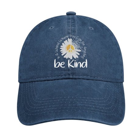Daisy Be Kind Adjustable Denim Hat, Women's Hats, Lilicloth.com