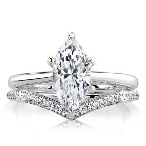 Bridal sets rings - Classic Marquise Cut Bridal Set, Italo jewelry - Online Catalog