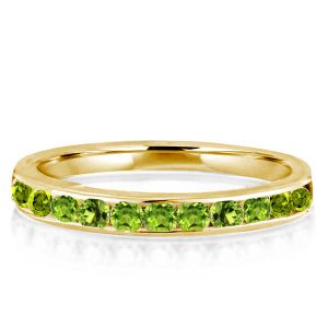 eternity band - Round Cut Sterling SIlver Eternity Band For Women, Italo jewelry - Online Catalog