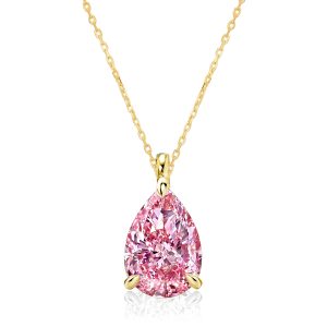 Necklaces - Italo Classic Pink Pendant Necklace Pink Sapphire Necklace, Apparel & Accessories, Italo jewelry - Online Catalog