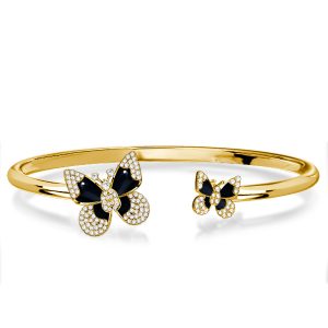 Bracelets - Italo Dancing Butterfly Bangle Bracelet For Women, Apparel & Accessories, Italo jewelry - Online Catalog