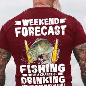 Mens Fishing Crew Neck Cotton Casual Short Sleeve T-Shirt, T-shirts, Lilicloth.com