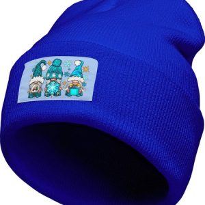Christmas Gnome Graphic Beanie Hat, Hats, Lilicloth.com