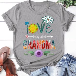 Love Being Called Grandma Women‘s T-Shirt, T-shirts, Lilicloth.com
