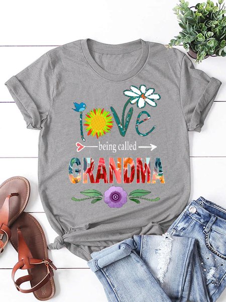 Love Being Called Grandma WomenвЂs T-Shirt, T-shirts, Lilicloth.com