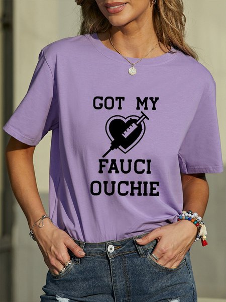 Got My Fauci Ouchie Women Tee, T-shirts, Lilicloth.com