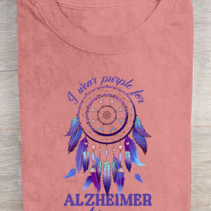 Alzheimer's Support Squad Cotton T-Shirt, T-shirts, Lilicloth.com