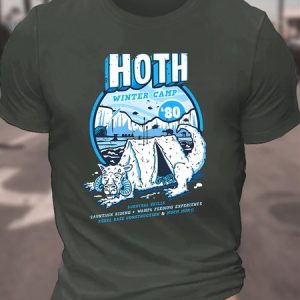 Hoth Winter Camp T-Shirt Cotton T-shirt, T-shirts, Lilicloth.com