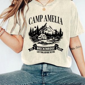 Camp Amelia Vintage Distressed Shirt, T-shirts, Lilicloth.com