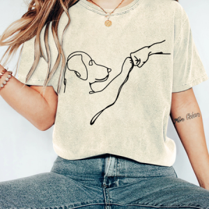 Dog Fist Bump Vintage Distressed Shirt, T-shirts, Lilicloth.com