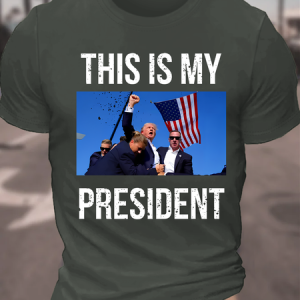 This is my president Trump Cotton T-shirt, T-shirts, Lilicloth.com
