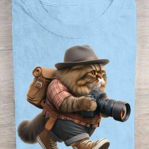 Cotton Loose Casual T-Shirt, T-shirts, Lilicloth.com