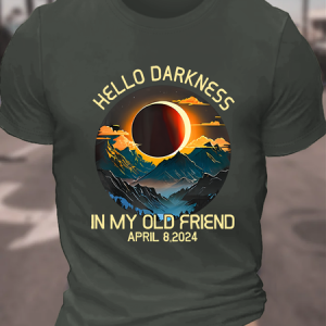 Hello Darkness Cotton T-Shirt, T-shirts, Lilicloth.com