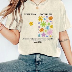 Your Plan And God's Plan Christian Vintage Distressed Shirt, T-shirts, Lilicloth.com