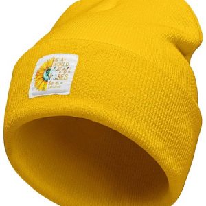In A World Full Of Rose Be A Sunflower Animal Graphic Beanie Hat, Hats, Lilicloth.com