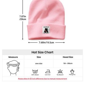Let Me Check My Giveashitometer Funny Cat Graphic Beanie Hat, Hats, Lilicloth.com