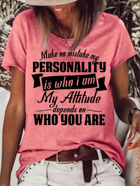 Womens Make No Mistake Casual T-Shirt, T-shirts, Lilicloth.com