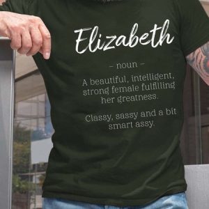 Men Beautiful Intelligent Strong Female Classy The Queen Elizabeth Casual T-Shirt, T-shirts, Lilicloth.com