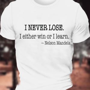 Cotton I Never Lose Casual Crew Neck T-Shirt, T-shirts, Lilicloth.com