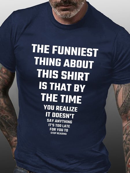 The Funniest Thing About This Shirt Crew Neck T-Shirt, T-shirts, Lilicloth.com