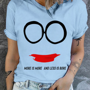 More Is More And Less Is Bore Rip Iris Apfel 1921-2024 Cotton Casual T-Shirt, T-shirts, Lilicloth.com