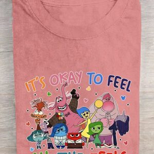 Today I Feel All The Feels Cotton T-shirt, T-shirts, Lilicloth.com