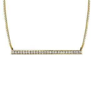 Necklaces - Classic Golden Beautiful Womens Bar Necklace, Apparel & Accessories, Italo jewelry - Online Catalog