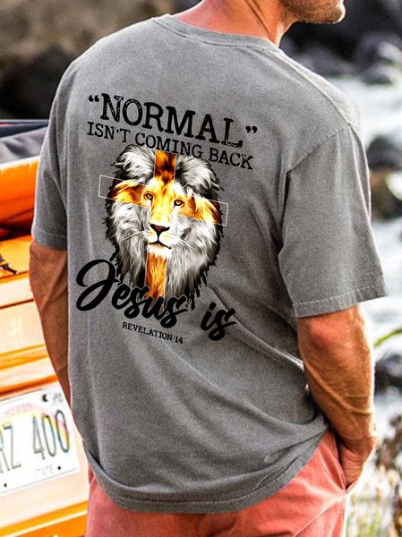 Normal Isn’t Coming Back Jesus Is Revelation 14 T-Shirt, T-shirts, Lilicloth.com