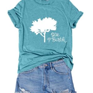 Environmental Round neck T-shirt, T-shirts, Lilicloth.com