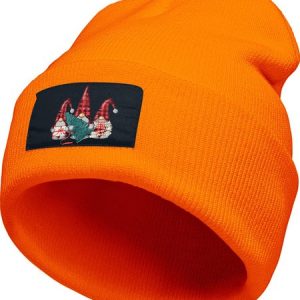 Christmas Goblin Merry Christmas Graphic Beanie Hat, Hats, Lilicloth.com