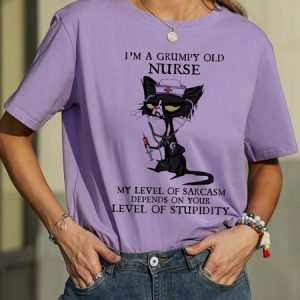 I'm A Grumpy Old Nurse Casual T-Shirt, T-shirts, Lilicloth.com