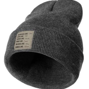 Sacrifice Like Love Like Ruth Serve Like Mother Pray Like Hannah Believe Like Mary Dance Like Text Letter Beanie Hat, Hats, Lilicloth.com