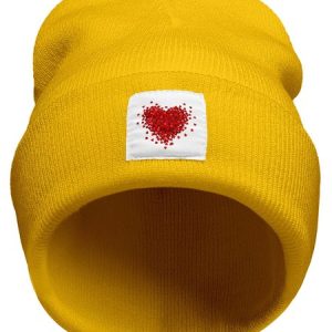 Heart Festival Graphic Beanie Hat, Hats, Lilicloth.com