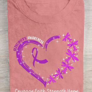 Cowage Faith Strength Hope Cotton T-Shirt, T-shirts, Lilicloth.com