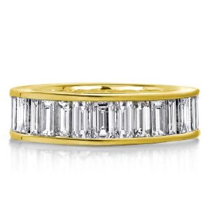 Eternity band - Eternity Golden Baguette Cut Wedding Band, Apparel & Accessories, Italo jewelry - Online Catalog