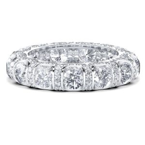 Eternity band - Italo Eternity Wedding Band For Women Unique Wedding Ring, Apparel & Accessories, Italo jewelry - Online Catalog