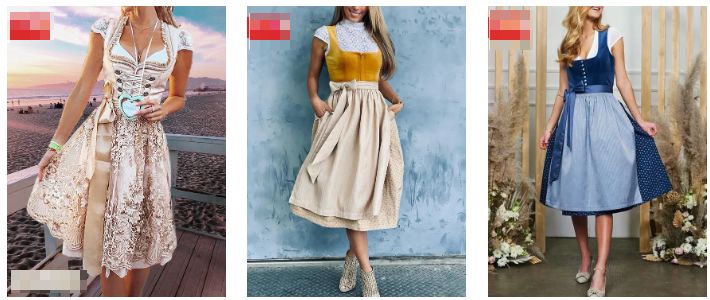 Dirndl Dresses JustFashionNow - Women's Clothes Catalog | Market1.Store