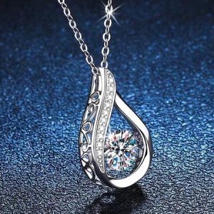 Elegant Prom Pendant Necklaces Plain, Necklaces, color:Silver, Stylewe