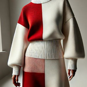 Medium Elasticity  Casual Color Block Sweater, Pullovers, color:As Picture|size:XXL, Stylewe