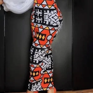 Random Print Regular Fit Printing Elegant Maxi Skirt, Skirts, color:As Picture|size:XXL, Stylewe