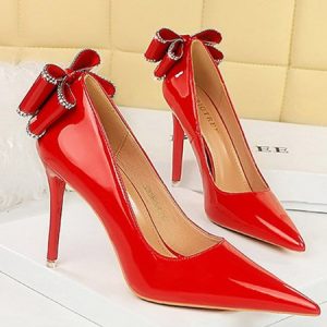 All Season Pu Flat, Heels, color:Red|size:43, Stylewe