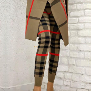 Tight High Elasticity Geometric Urban Slim fit Pants, Pants, color:As Picture|size:XXL, Stylewe