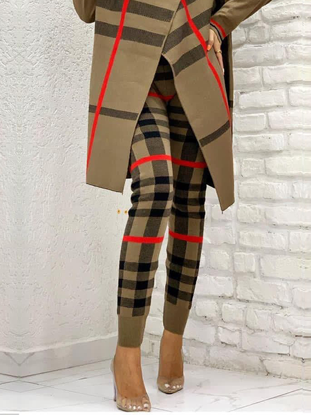 Tight High Elasticity Geometric Urban Slim fit Pants, Pants, color:As Picture|size:XXL, Stylewe