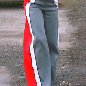 Loose Casual Color Block Long Pants, Pants, color:As Picture|size:XXL, Stylewe